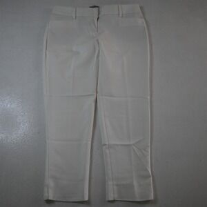 Express 2 White Columnist Slim Ankle Dress Womens Pants